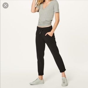 lululemon Black On The Fly Pants 4